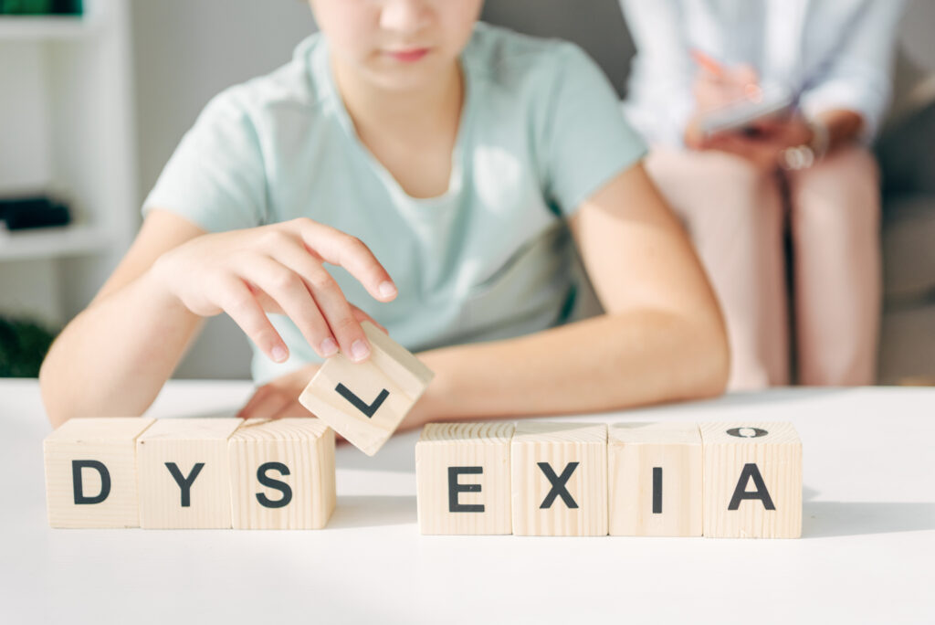 kid with dyslexia