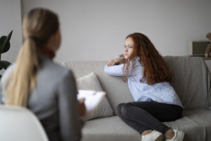 teen in therapy