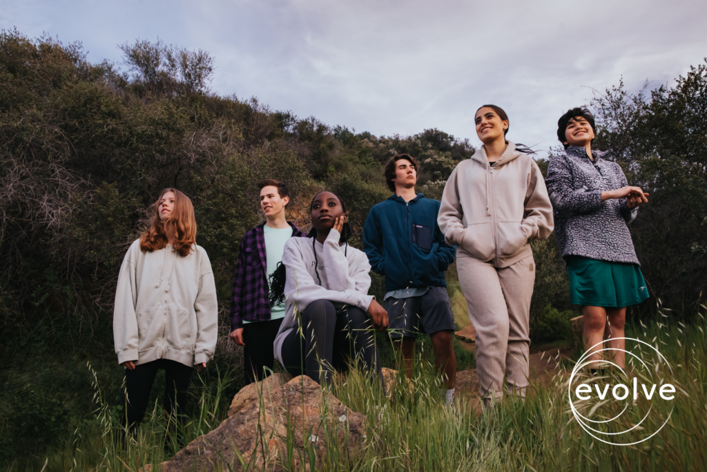 photo of evolve treatment clients looking at over mountain